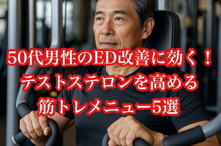 50代男性のED改善に効く！テストステロンを高める筋トレメニュー5選