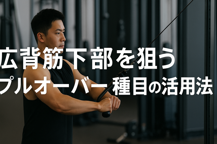 広背筋下部を狙うプルオーバー種目の活用法