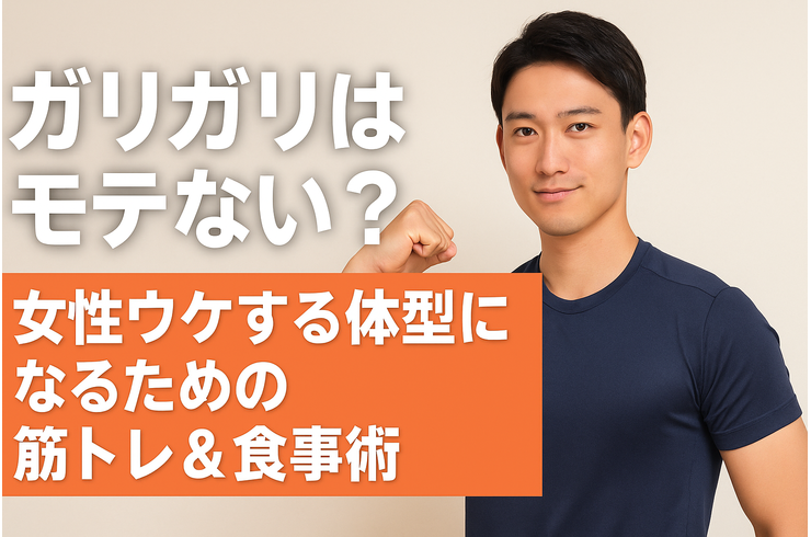 ガリガリはモテない？女性ウケする体型になるための筋トレ＆食事術