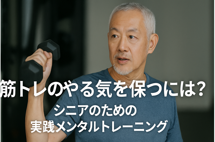 筋トレのやる気を保つには？シニアのための実践メンタルトレーニング