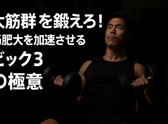 大筋群を鍛えろ！筋肥大を加速させるベンチプレス・スクワット・デッドリフトの極意