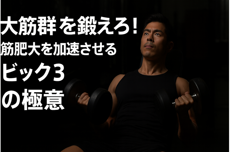 大筋群を鍛えろ！筋肥大を加速させるベンチプレス・スクワット・デッドリフトの極意
