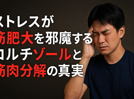 ストレスが筋肥大を邪魔する！？コルチゾールと筋肉分解の真実