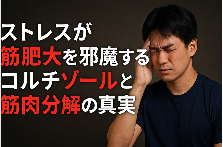 ストレスが筋肥大を邪魔する！？コルチゾールと筋肉分解の真実