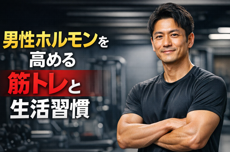 男性ホルモン（テストステロン）を高める筋トレと生活習慣の整え方