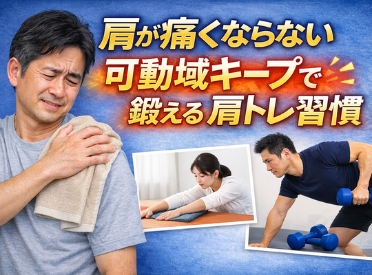 肩が上がらない五十肩予備軍へ｜可動域を守る筋トレ習慣